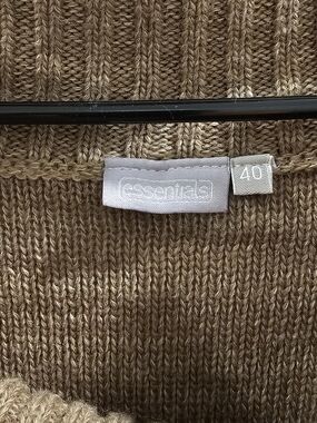 ESSENCIALS sweater features a cowl neck design